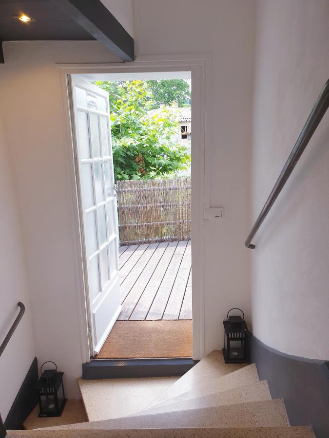 Duplex Avec Spa Et Terrasse En Plein Centre Du Village Saint-Jean-du-Gard Esterno foto